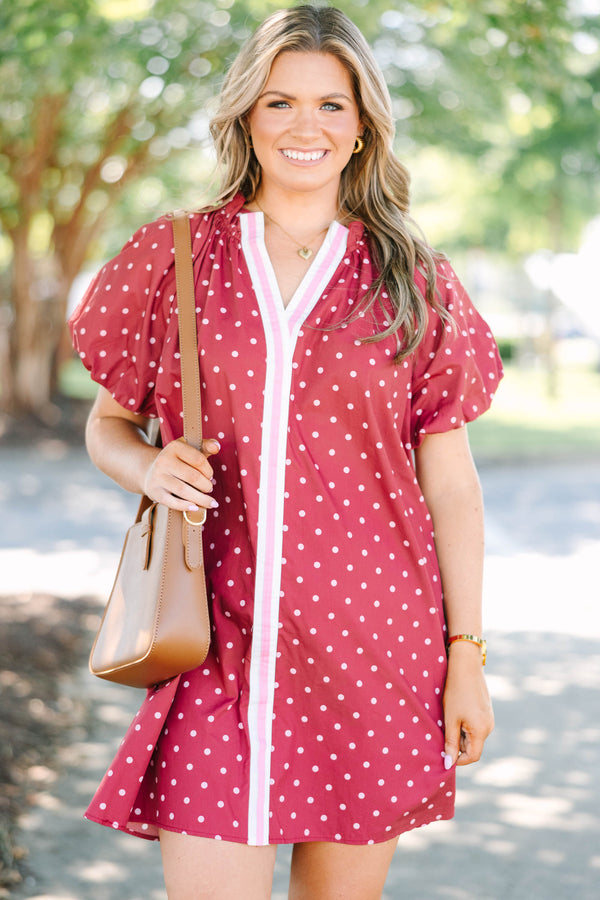 Wonderland Waltz Dress, Red