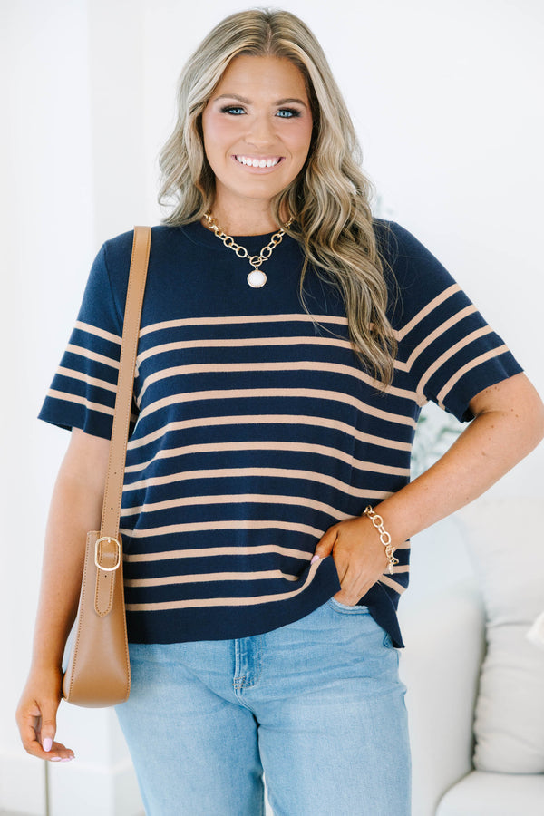 All About Comfort Sweater, Navy
