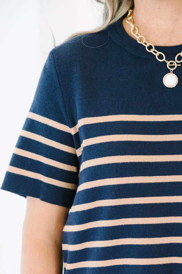 All About Comfort Sweater, Navy