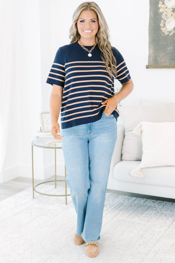 All About Comfort Sweater, Navy