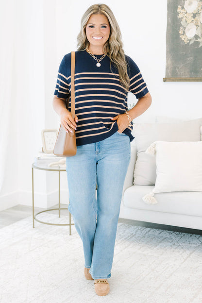 All About Comfort Sweater, Navy
