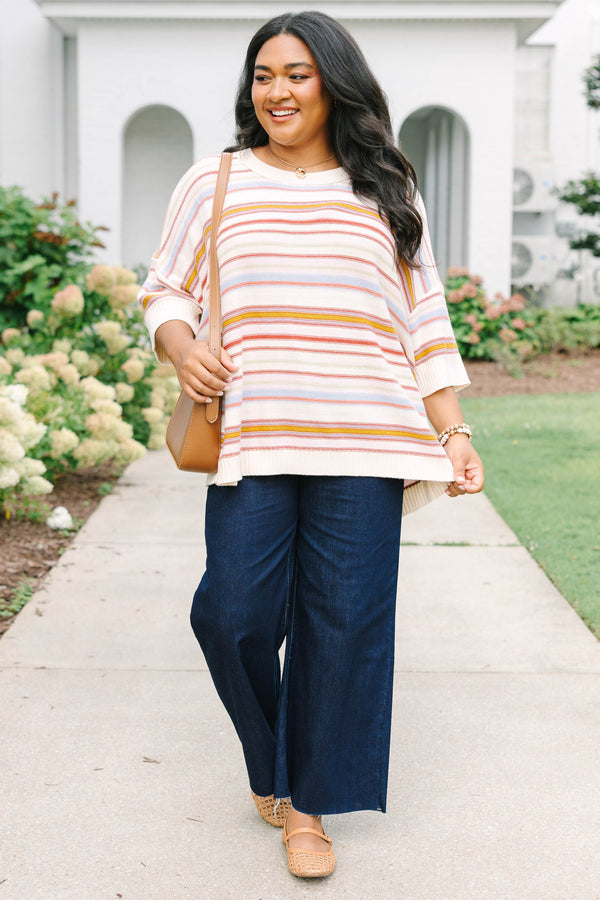 All Figured Out Sweater, Dusty Rose