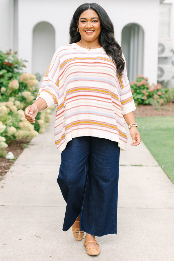 All Figured Out Sweater, Dusty Rose