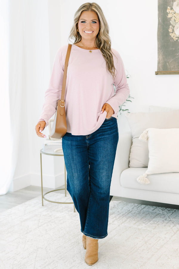 All The Feels Top, Light Mauve