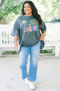 Be the Light Boyfriend Tee, Charcoal
