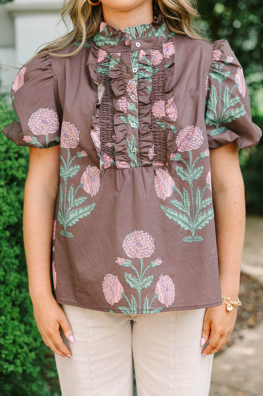 Better Everyday Top, Brown
