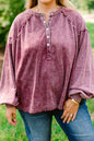 Crimson Sunset Pullover, Maroon