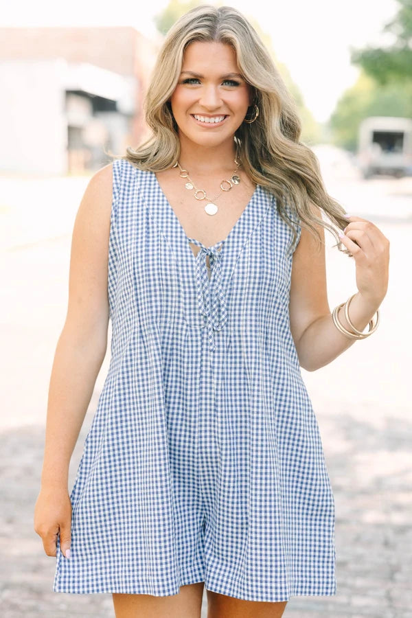 Daisy Lane Romper, Navy