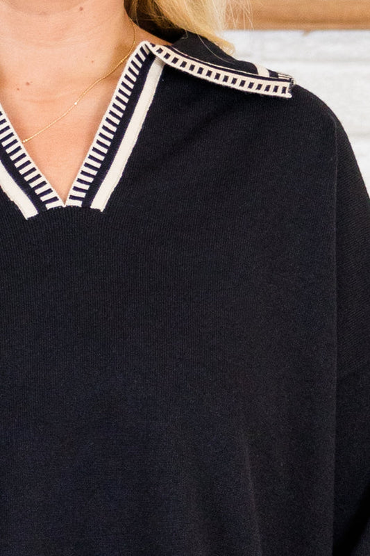 Distant Sun Sweater, Black