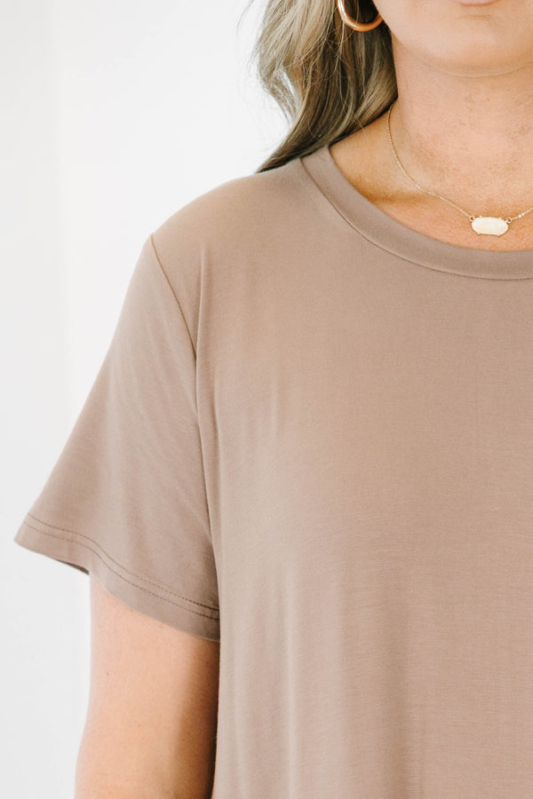 Effortless Energy Dress, Brown