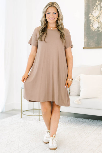 Effortless Energy Dress, Brown
