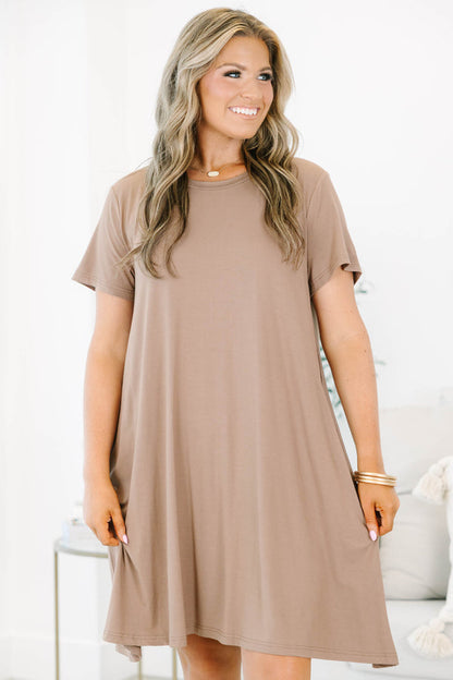 Effortless Energy Dress, Brown