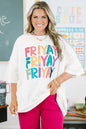 Friyay Boyfriend Tee, Ivory