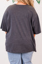 Game Days Are For The Girls Boyfriend Tee, Charcoal