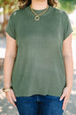 Go-To Classic Sweater, Olive