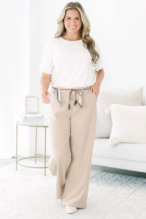 Handle It Well Pants, Khaki