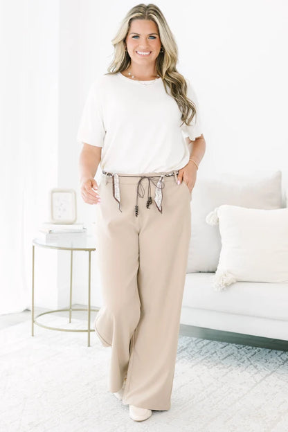 Handle It Well Pants, Khaki