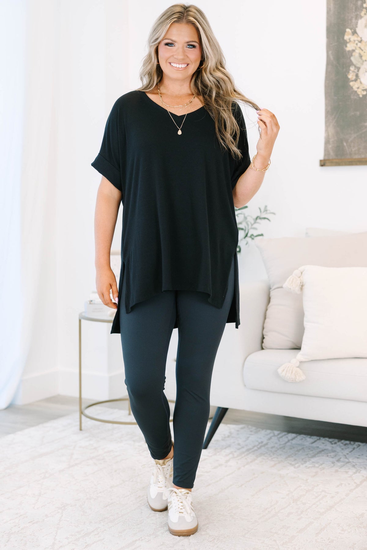 Keep Shining Leggings, Black