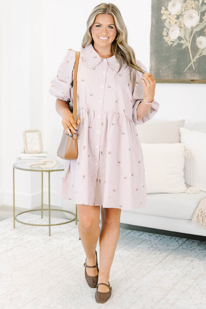 Let It Be Easy Dress, Pink