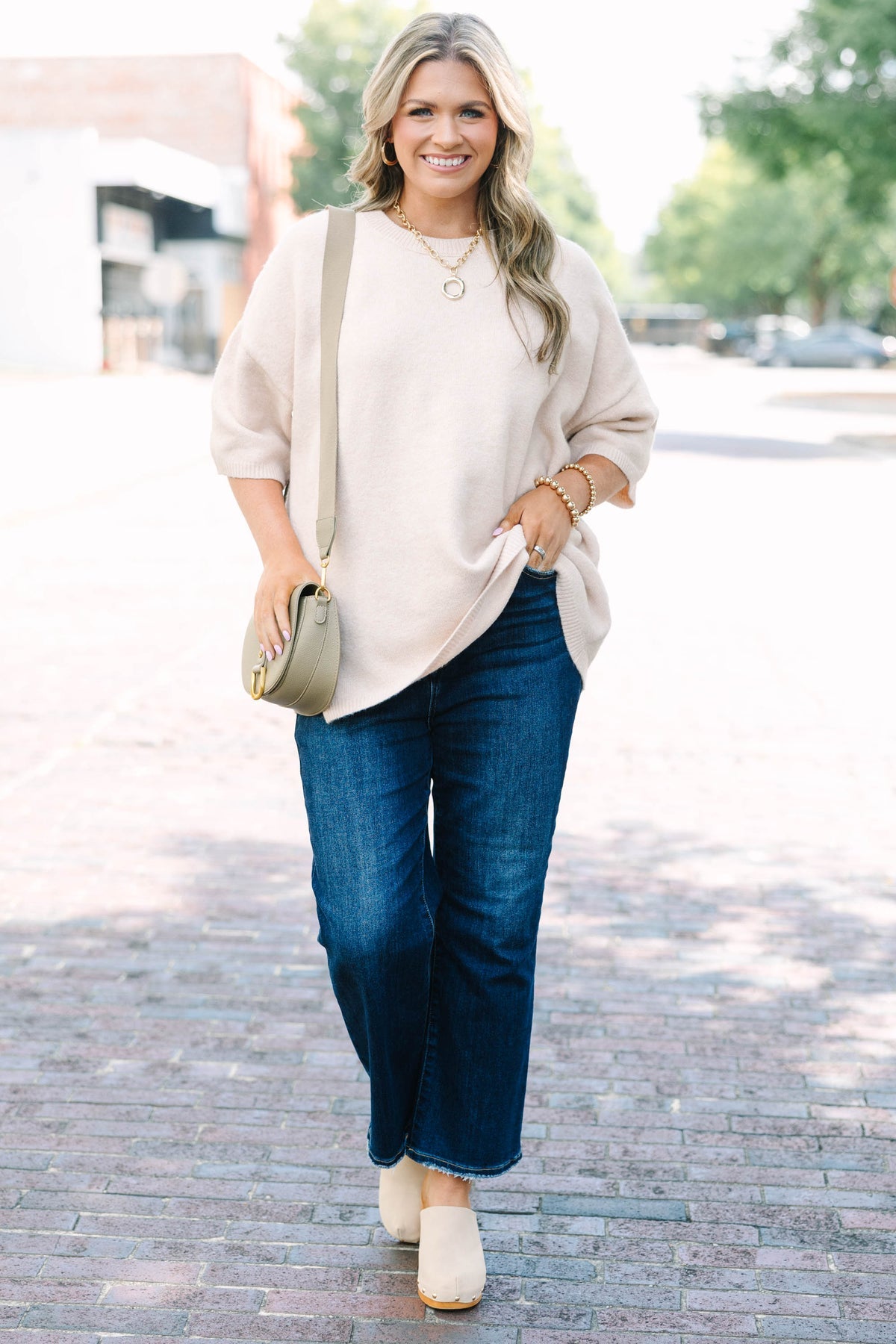 Right On Time Sweater, Taupe