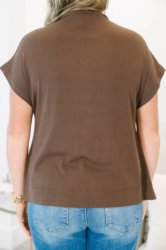 Simply The Best Top, Brown