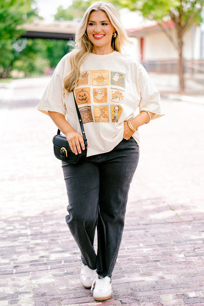 Spooky Mail Vintage Wash Tee, Sand