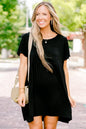 Stylish Attitude Dress, Black