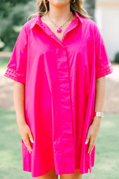 Sunshine State Dress, Hot Pink