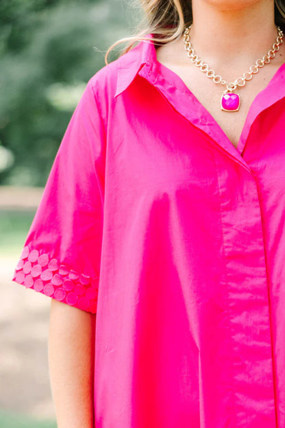 Sunshine State Dress, Hot Pink