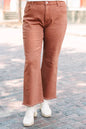 Walk This Way Jeans, Dark Rust