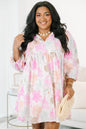 Walking On Air Dress, Brown Mix