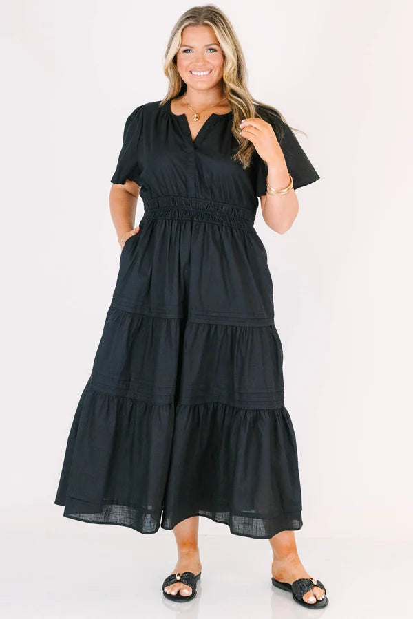 Wish Me Joy Dress, Black
