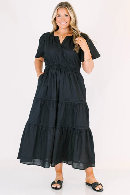 Wish Me Joy Dress, Black