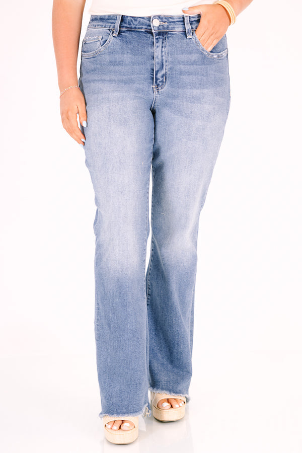 Written In The Stars Jeans, Light Wash