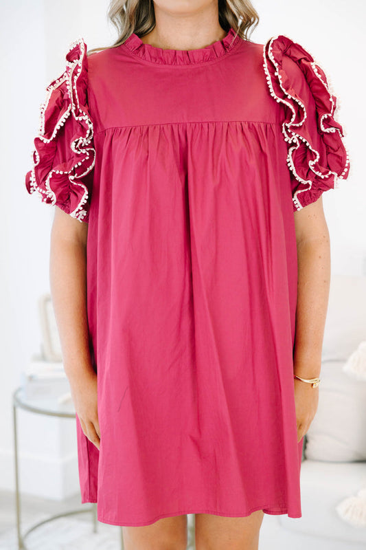 Between Me And You Dress, Red