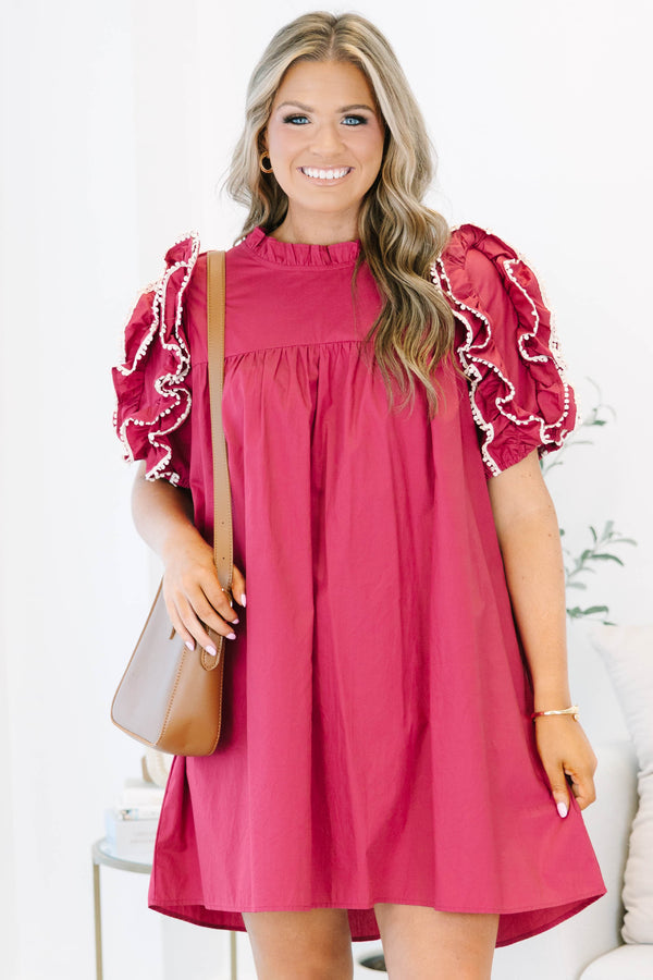 Between Me And You Dress, Red