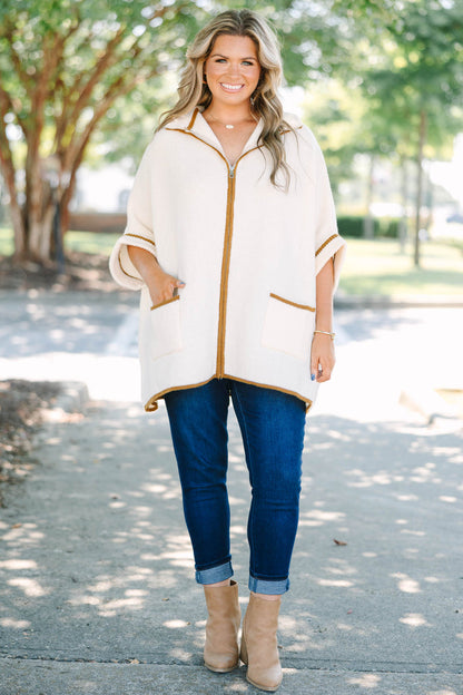 Give Me Peace Sweater, Cream