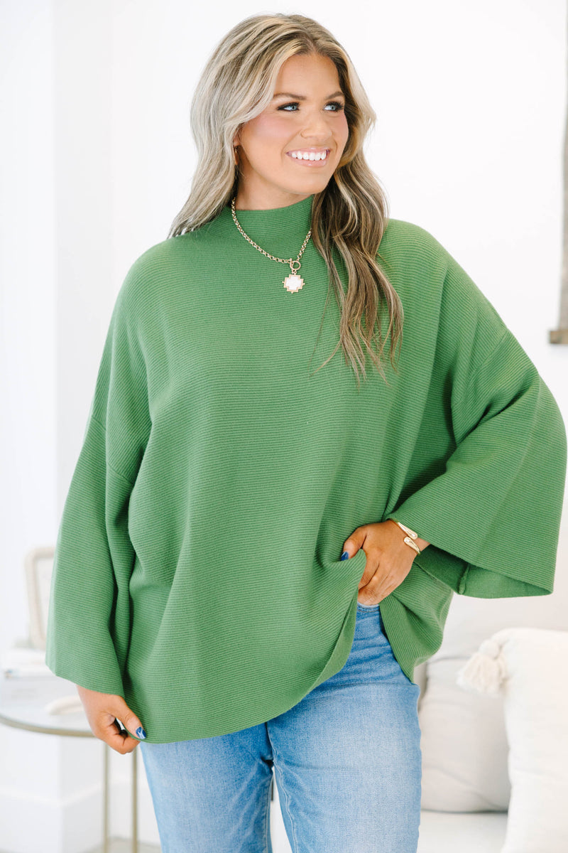 Warm Welcome Sweater, Olive